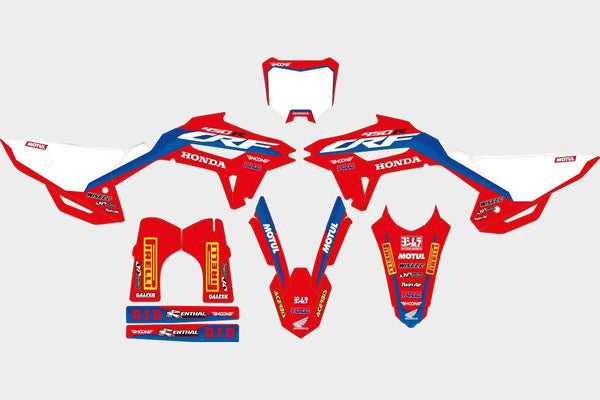 Honda Replica Factory-Hoon Lab-Categoria_Motocross,Collezione_Kit Adesivi,Marca_Honda,Prezzo_da €120 a €160