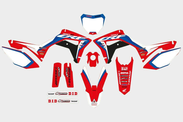 Honda Red One-Hoon Lab-Categoria_Motocross,Collezione_Kit Adesivi,Marca_Honda,Prezzo_da €120 a €160