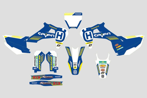 Husqvarna Phantom Blue-Hoon Lab-Categoria_Motocross,Collezione_Kit Adesivi,Marca_Husqvarna,Prezzo_da €120 a €160