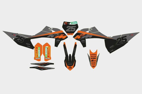 KTM Thunder-Hoon Lab-Categoria_Motocross,Collezione_Kit Adesivi,Marca_KTM,Prezzo_da €120 a €160