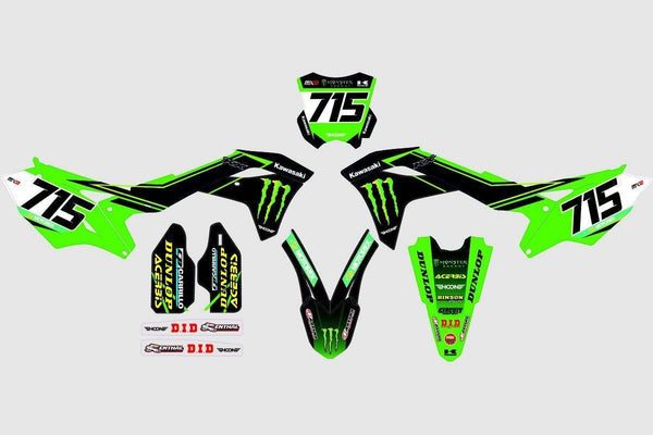 Kawasaki Arrow-Hoon Lab-Categoria_Motocross,Collezione_Kit Adesivi,Marca_Kawasaki,Prezzo_da €120 a €160