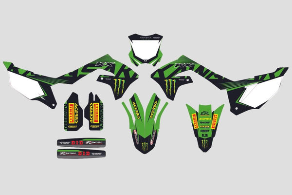 Kawasaki Kawa Word-Hoon Lab-Categoria_Motocross,Collezione_Kit Adesivi,Marca_Kawasaki,Prezzo_da €120 a €160