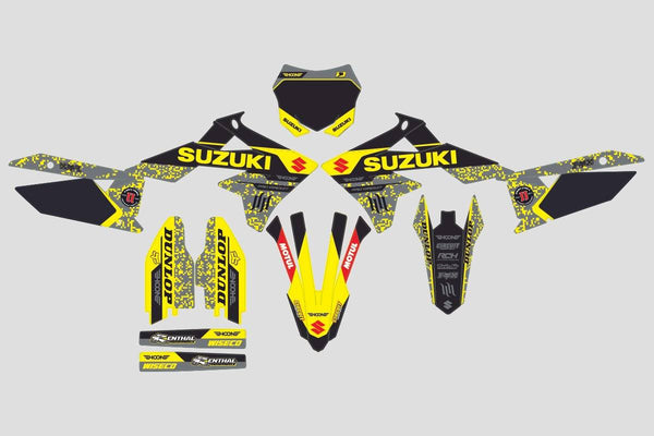Suzuki Digital Camou-Hoon Lab-Categoria_Motocross,Collezione_Kit Adesivi,Marca_Suzuki,Prezzo_da €120 a €160