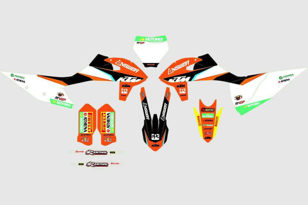 KTM Factory Black Replica-Hoon Lab-Categoria_Motocross,Collezione_Kit Adesivi,Marca_KTM,Prezzo_da €120 a €160