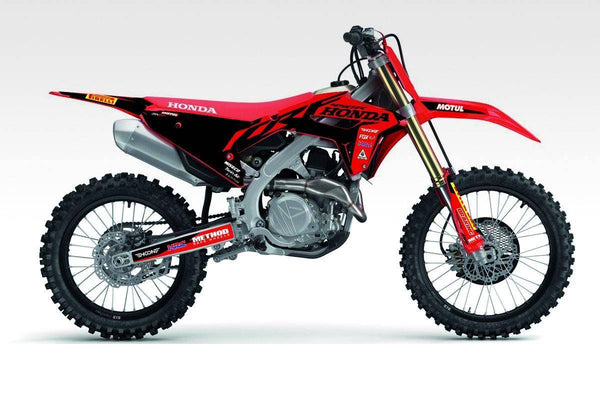 Honda Diagonal Black-Hoon Lab-Categoria_Motocross,Collezione_Kit Adesivi,Marca_Honda,Prezzo_da €120 a €160