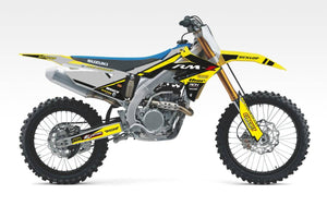 Suzuki Flash Gray-Hoon Lab-Categoria_Motocross,Collezione_Kit Adesivi,Marca_Suzuki,Prezzo_da €120 a €160
