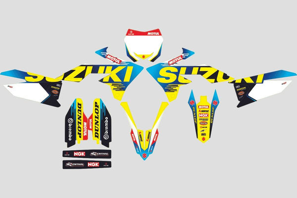 Suzuki Gradient-Hoon Lab-Categoria_Motocross,Collezione_Kit Adesivi,Marca_Suzuki,Prezzo_da €120 a €160