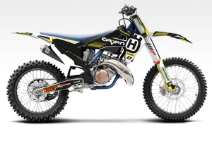 Husqvarna Phantom Black-Hoon Lab-Categoria_Motocross,Collezione_Kit Adesivi,Marca_Husqvarna,Prezzo_da €120 a €160