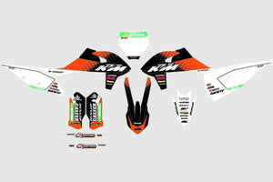 KTM Halftone-Hoon Lab-Categoria_Motocross,Collezione_Kit Adesivi,Marca_KTM,Prezzo_da €120 a €160